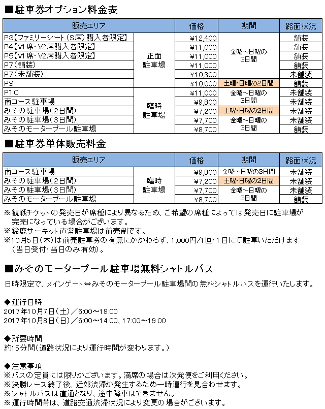 2017F1日本GP】 F1日本グランプリチケット価格詳細！ - 観戦塾観戦塾